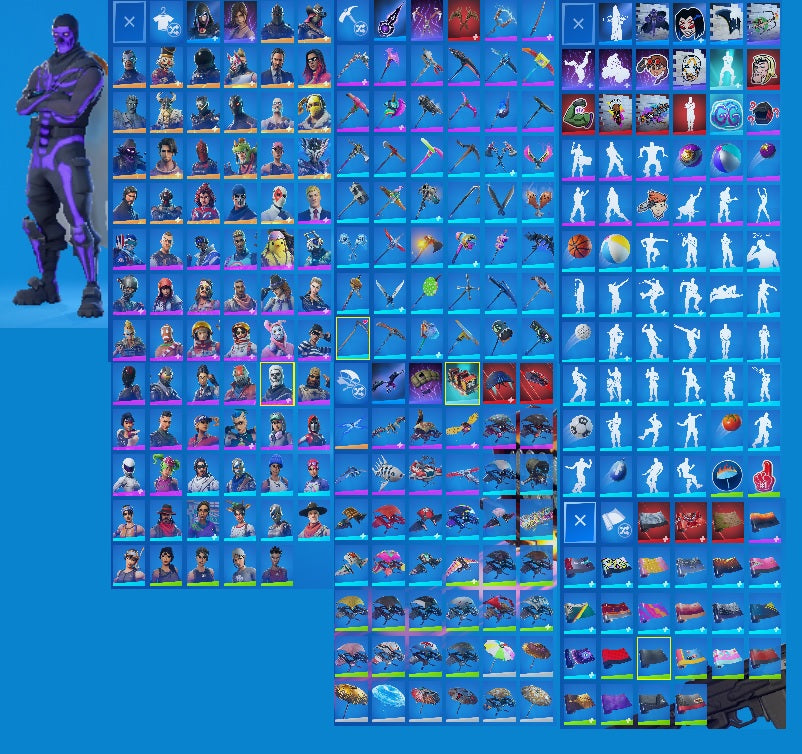 OG Purple Skull Trooper | Xbox Linkable | 80+ Skins | Black Knight | Drift and Omega Fully Unlocked